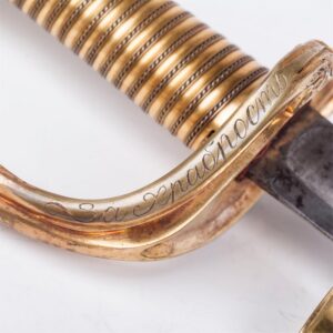 M-1826 Russian infantry Gold Sword for Bravery — image 2