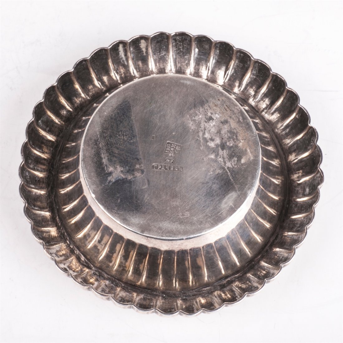 Russian silver saltcellar. Grachev Brothers factory — image 3