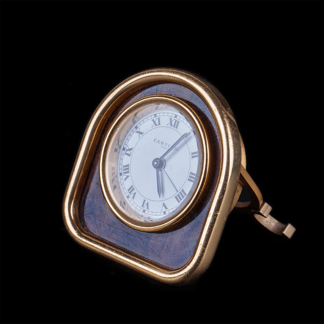 Cartier desk clock with alarm. — image 1