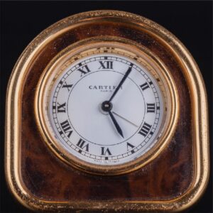 Cartier desk clock with alarm. — image 2