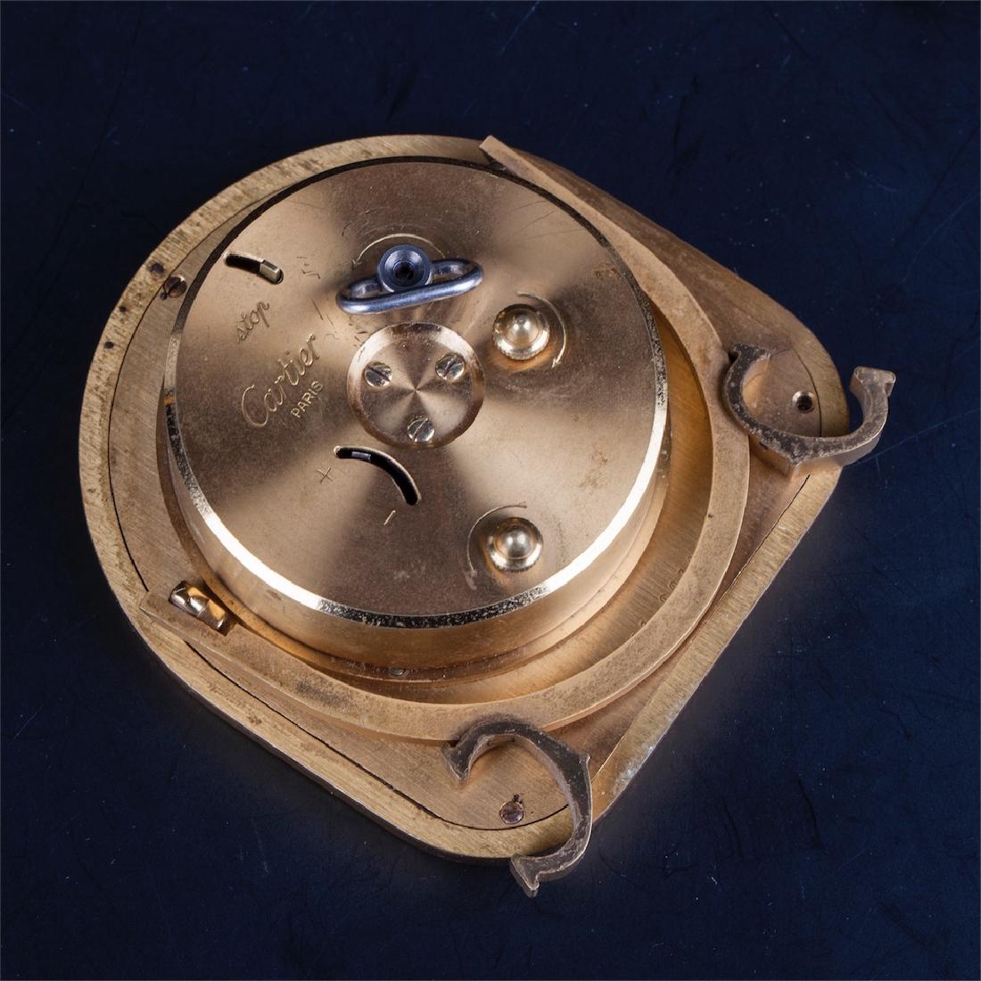 Cartier desk clock with alarm. — image 4