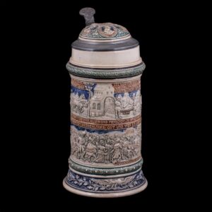 Faience beer jar with "anti-semitic scenes" — image 2