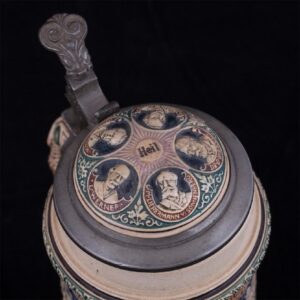 Faience beer jar with "anti-semitic scenes" — image 3