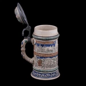 Faience beer jar with "anti-semitic scenes" — image 4