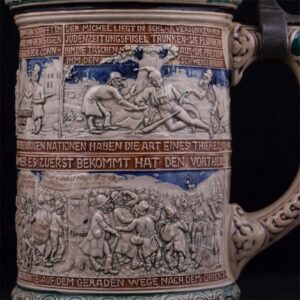 Faience beer jar with "anti-semitic scenes" — image 6