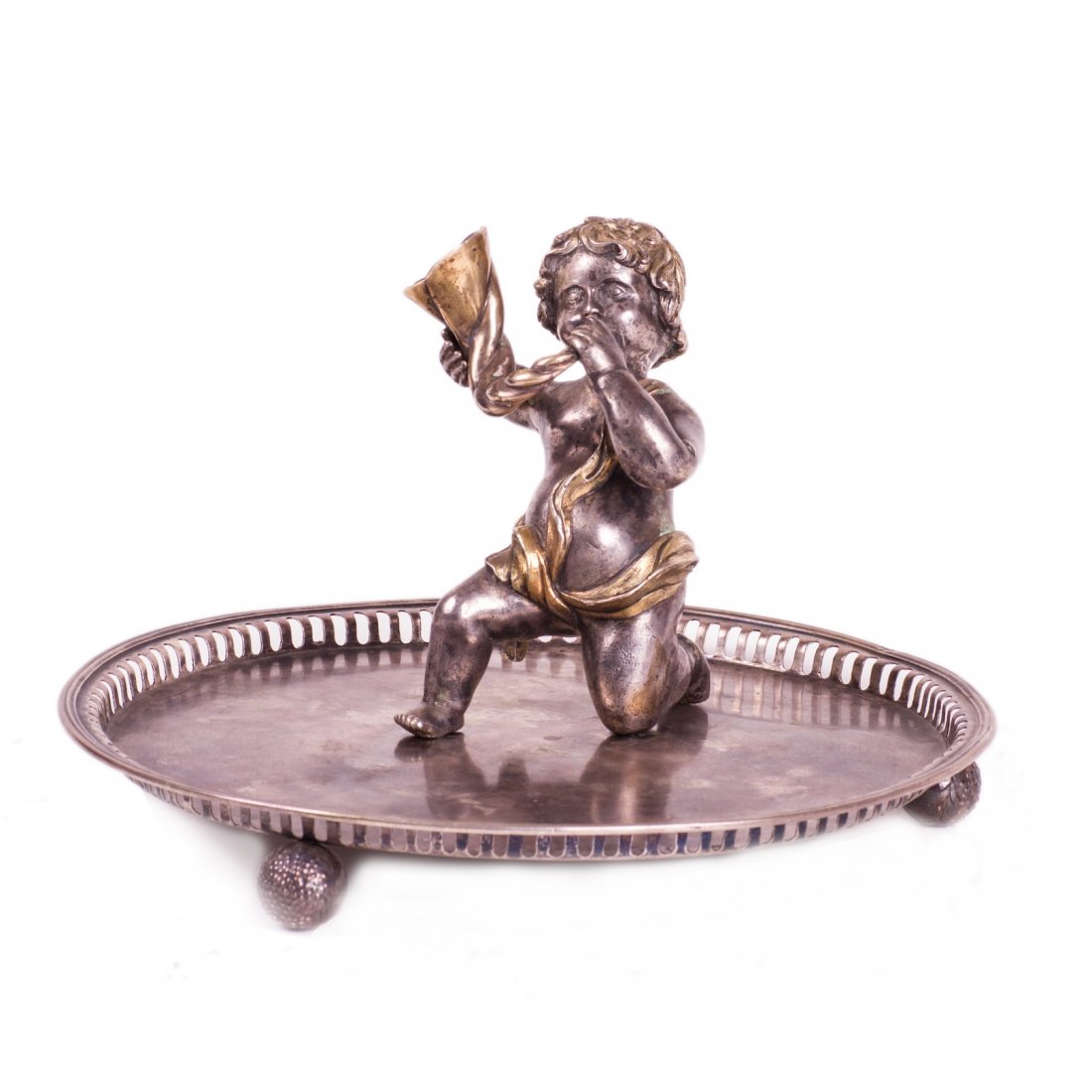 Russian 18th century silver business cards holder — image 1