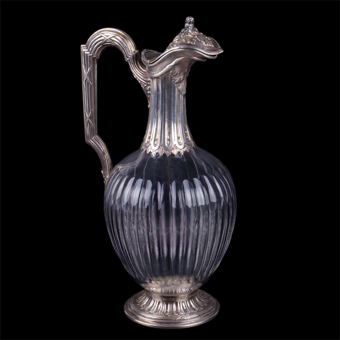 French silver mounted pitcher. 950 silver — image 1