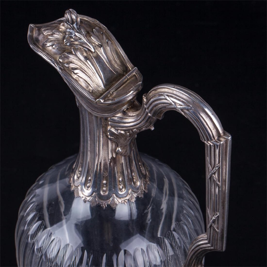 French silver mounted pitcher. 950 silver — image 2