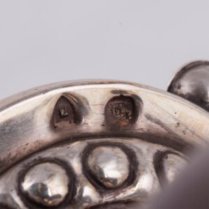 Rare silver and coconut judaica bowl — image 7