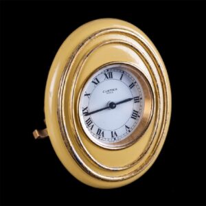 Antique Cartier Paris Swiss desk clock with alarm — image 1