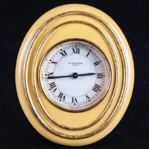Antique Cartier Paris Swiss desk clock with alarm — image 2