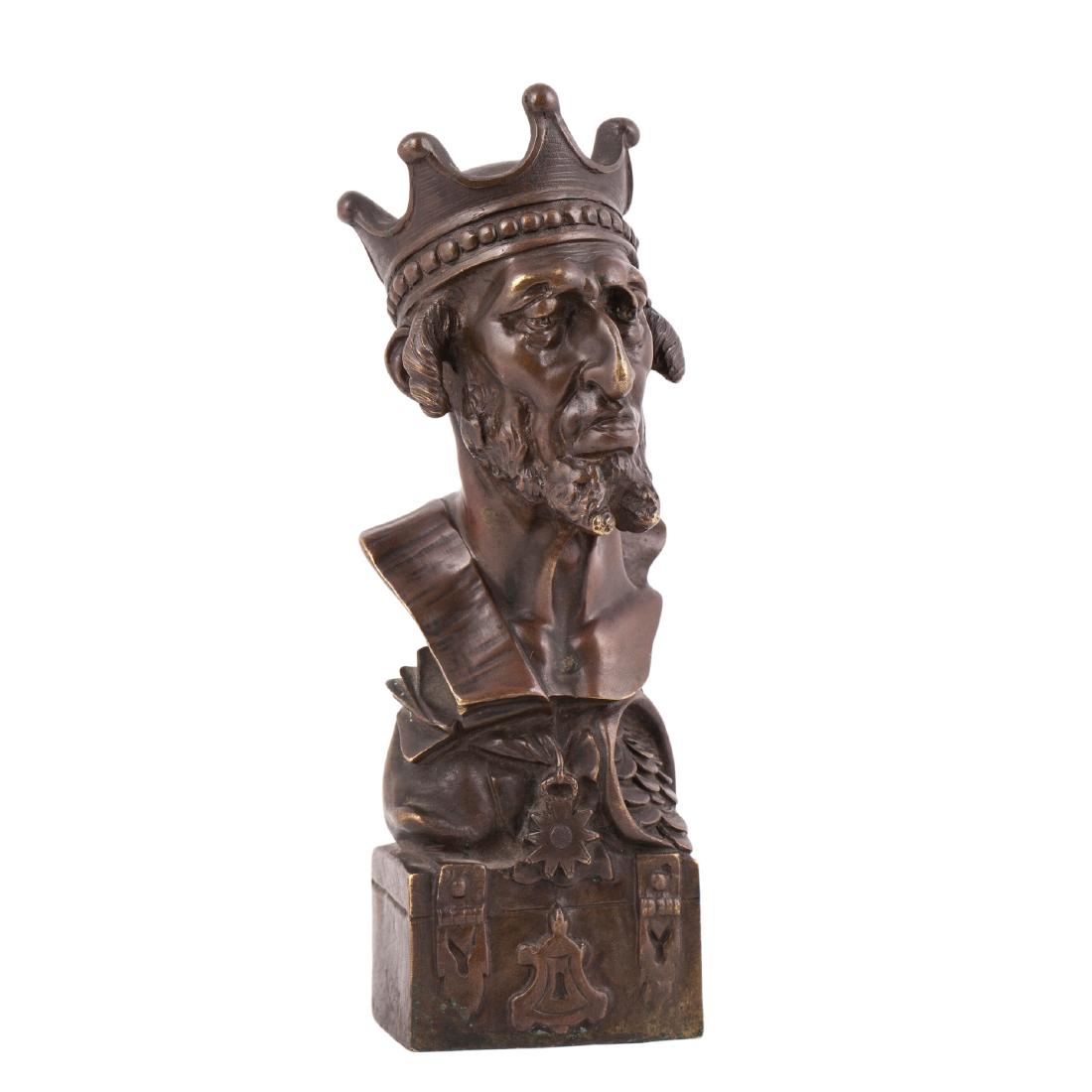 Bronze antisemitic sculpture "Le roi de l'or" — image 2
