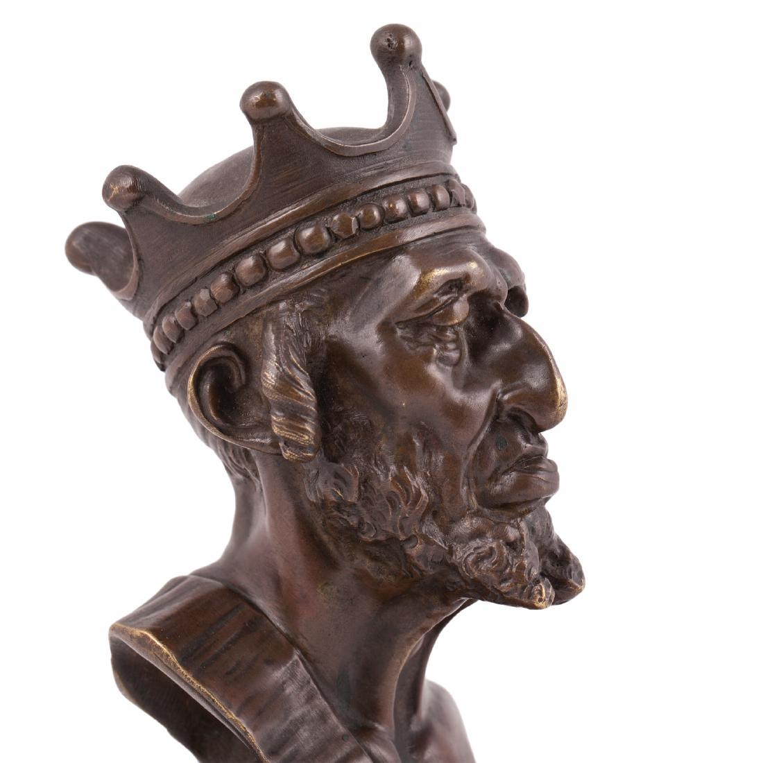 Bronze antisemitic sculpture "Le roi de l'or" — image 3