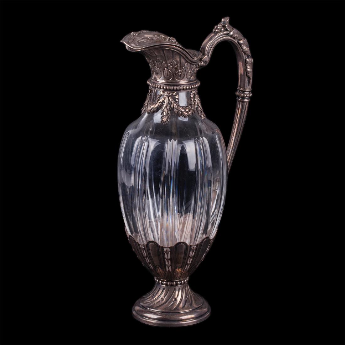 French silver mounted pitcher. 950 silver — image 1