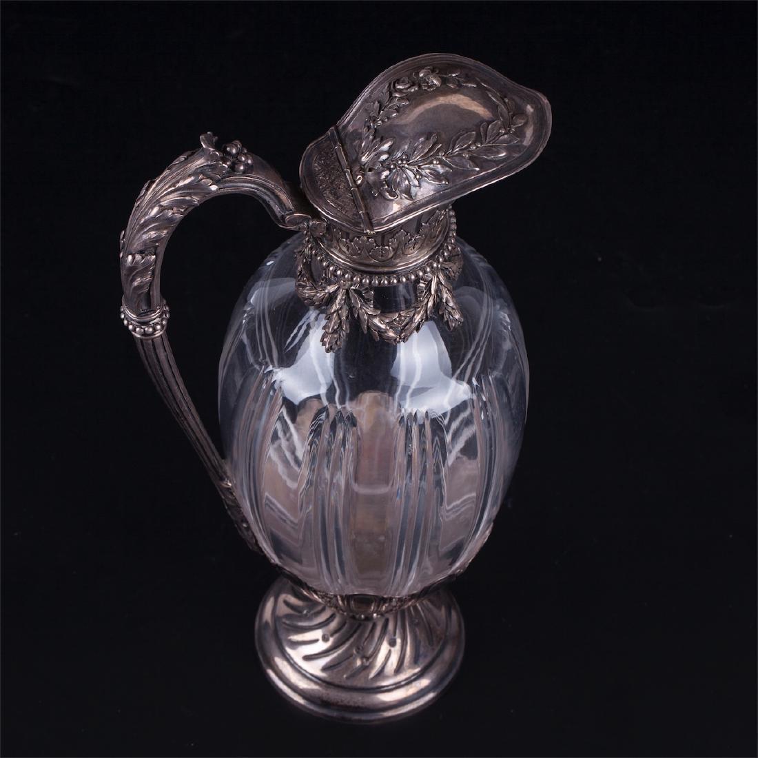 French silver mounted pitcher. 950 silver — image 2