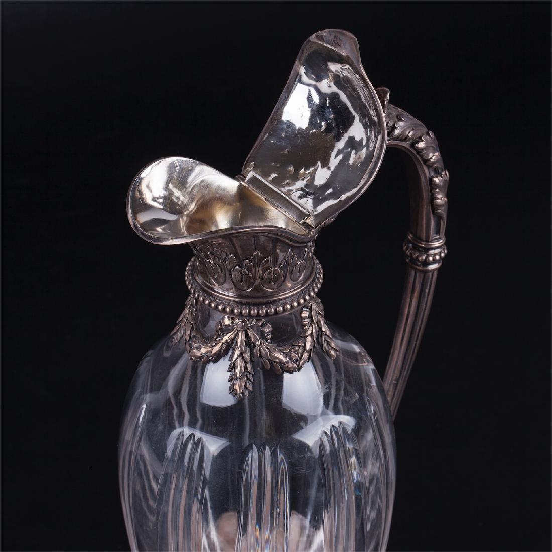 French silver mounted pitcher. 950 silver — image 3