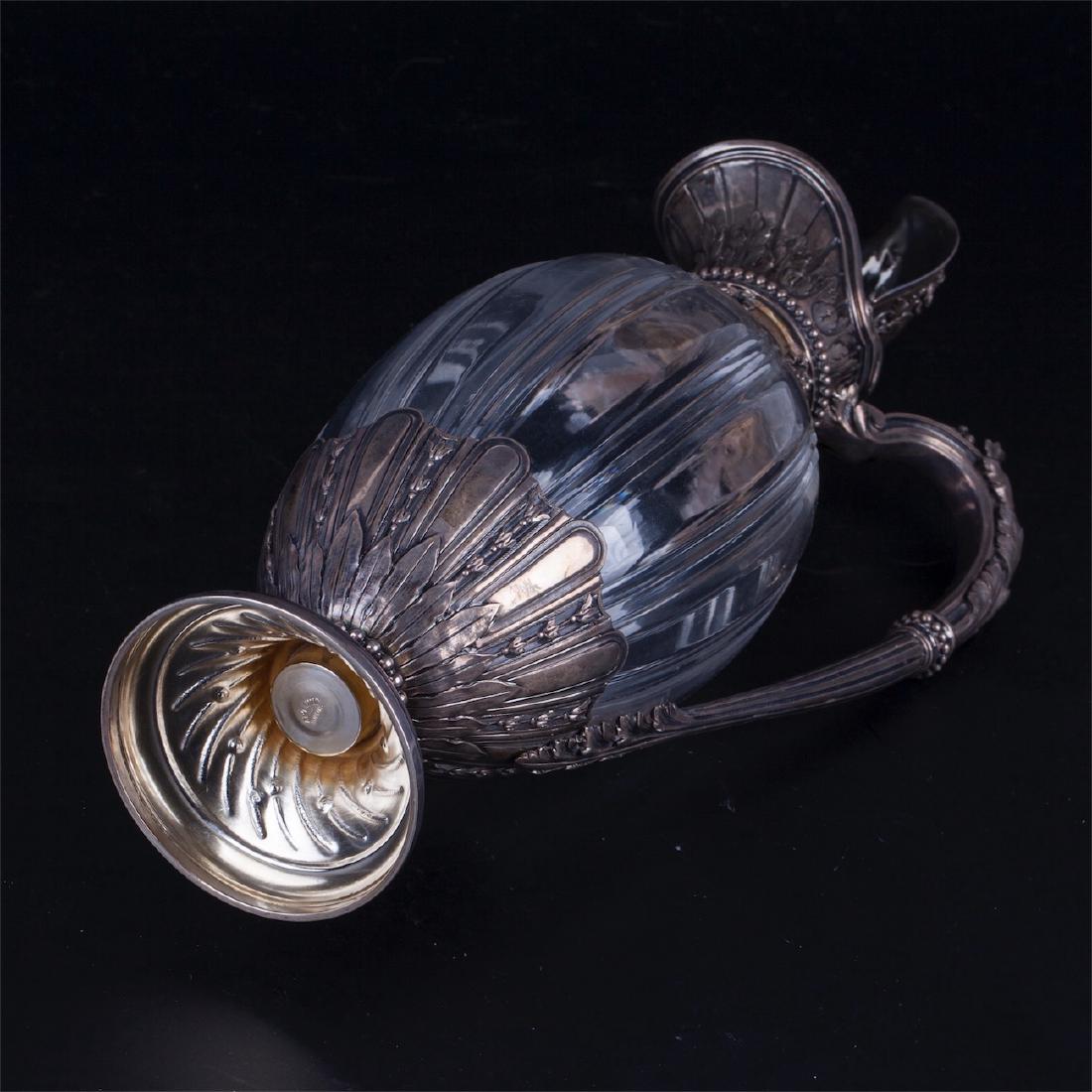 French silver mounted pitcher. 950 silver — image 4