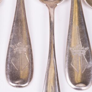Russian silver table service, Grachev Brothers factory — image 2