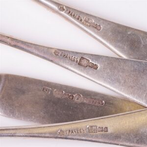 Russian silver table service, Grachev Brothers factory — image 3