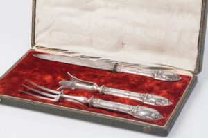Serving set of 3 pieces for meat. — image 4