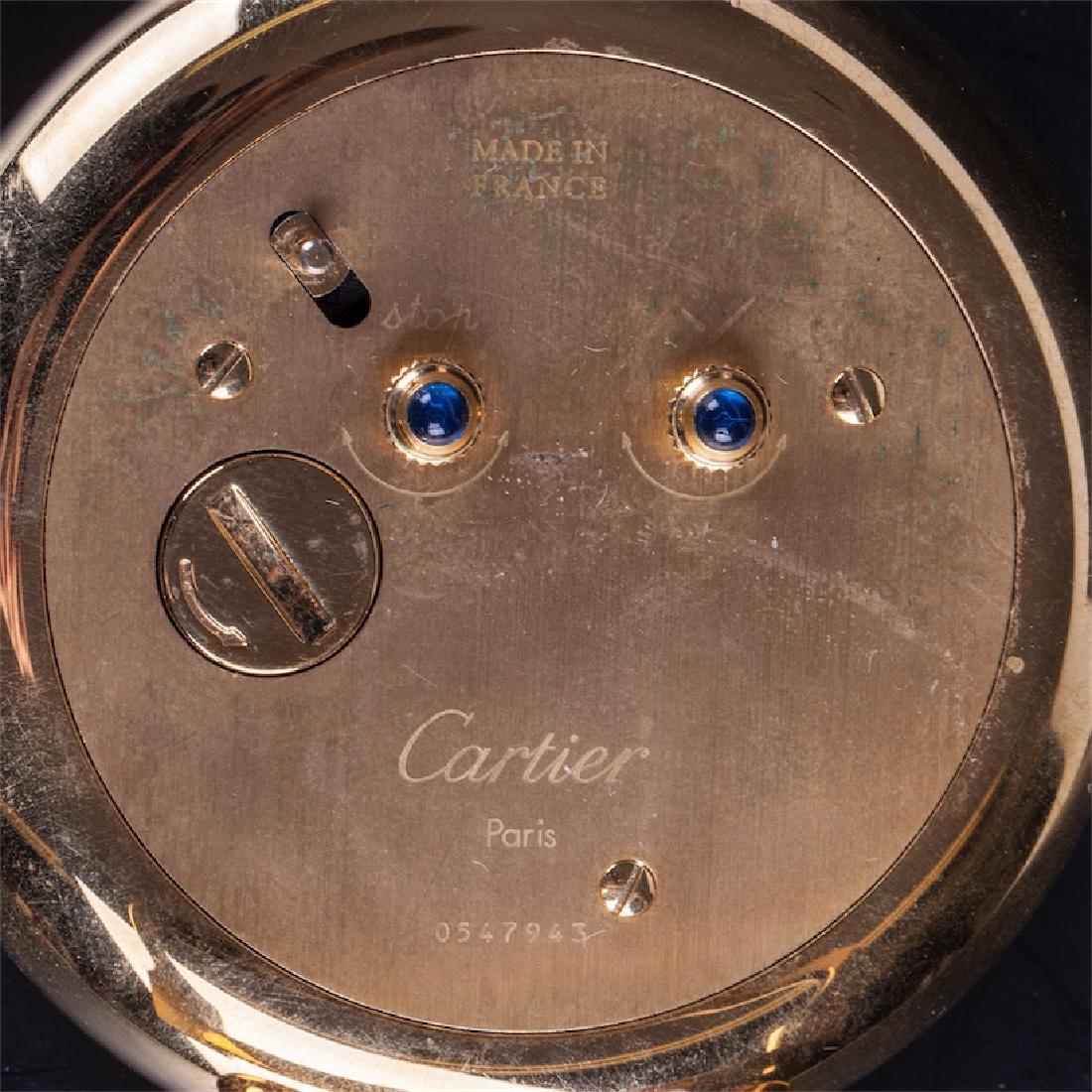 Authentic Cartier Pendulette Romane alarm clock — image 5