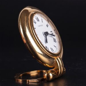 Authentic Cartier Pendulette Romane alarm clock — image 6