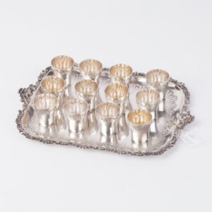Silver serving set. — image 1