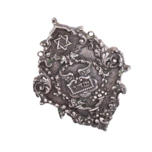 Cast-silver judaica camea (jewish amulet) — image 4