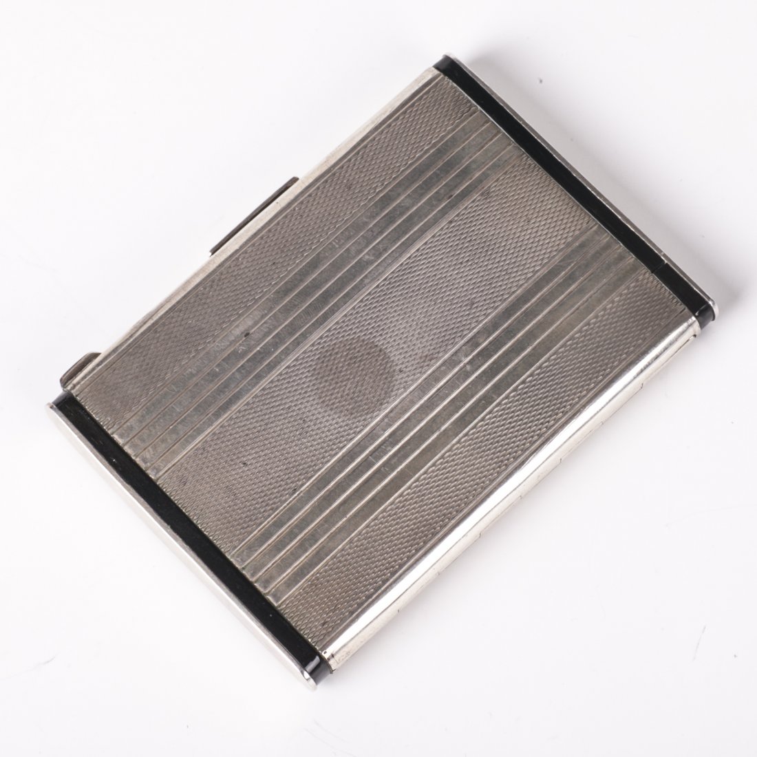 Silver and enamel cigarette case — image 2