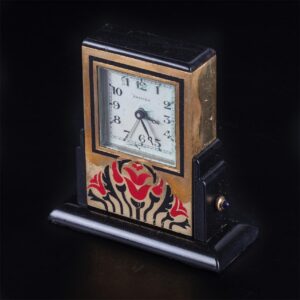 Art Deco Cartier alarm desk clock in a original box — image 2