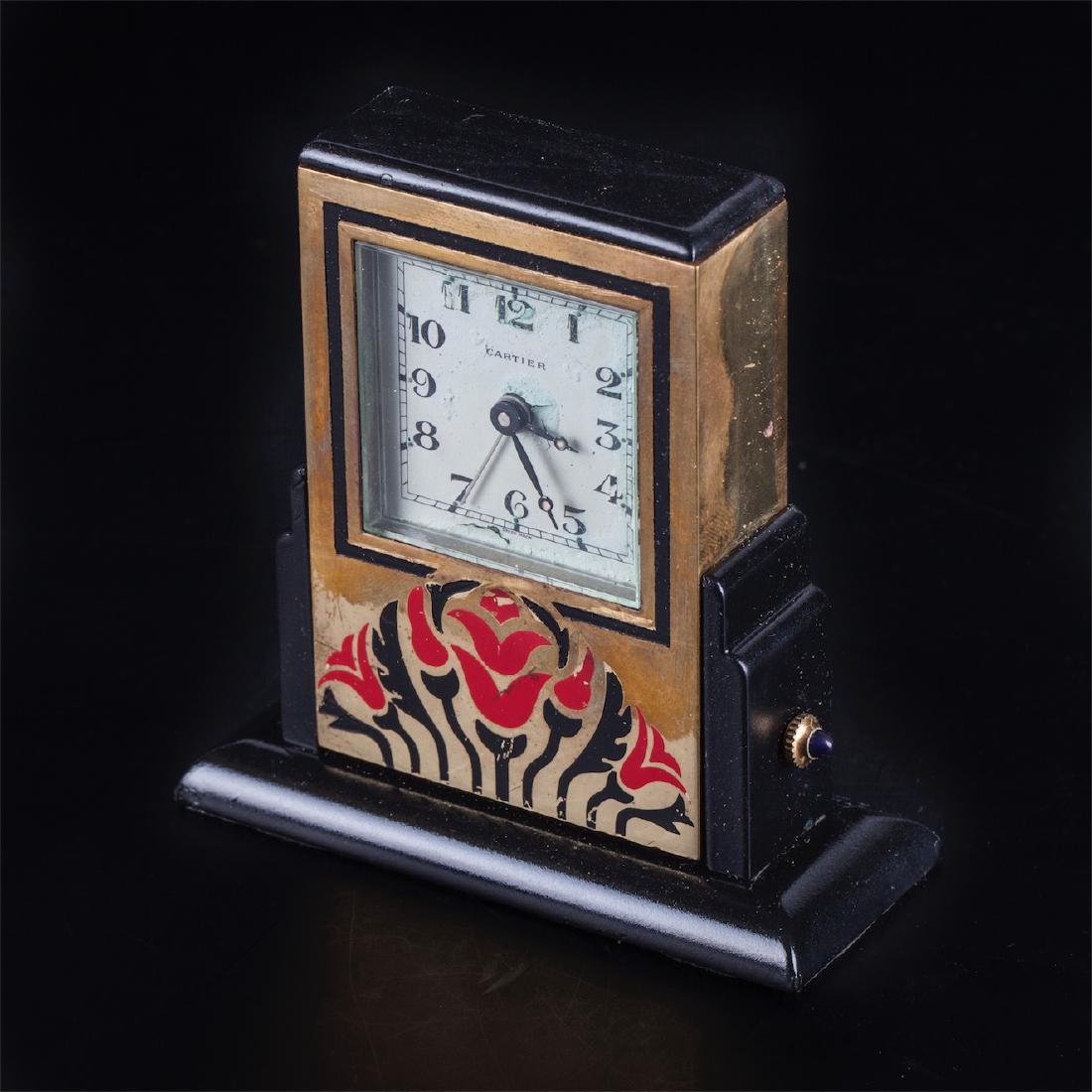 Art Deco Cartier alarm desk clock in a original box — image 2