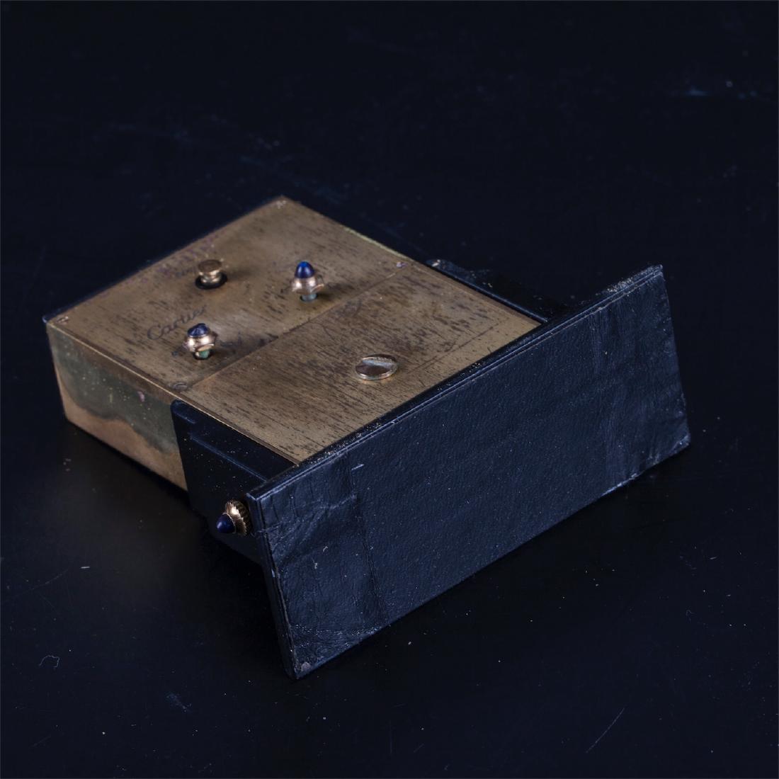 Art Deco Cartier alarm desk clock in a original box — image 7