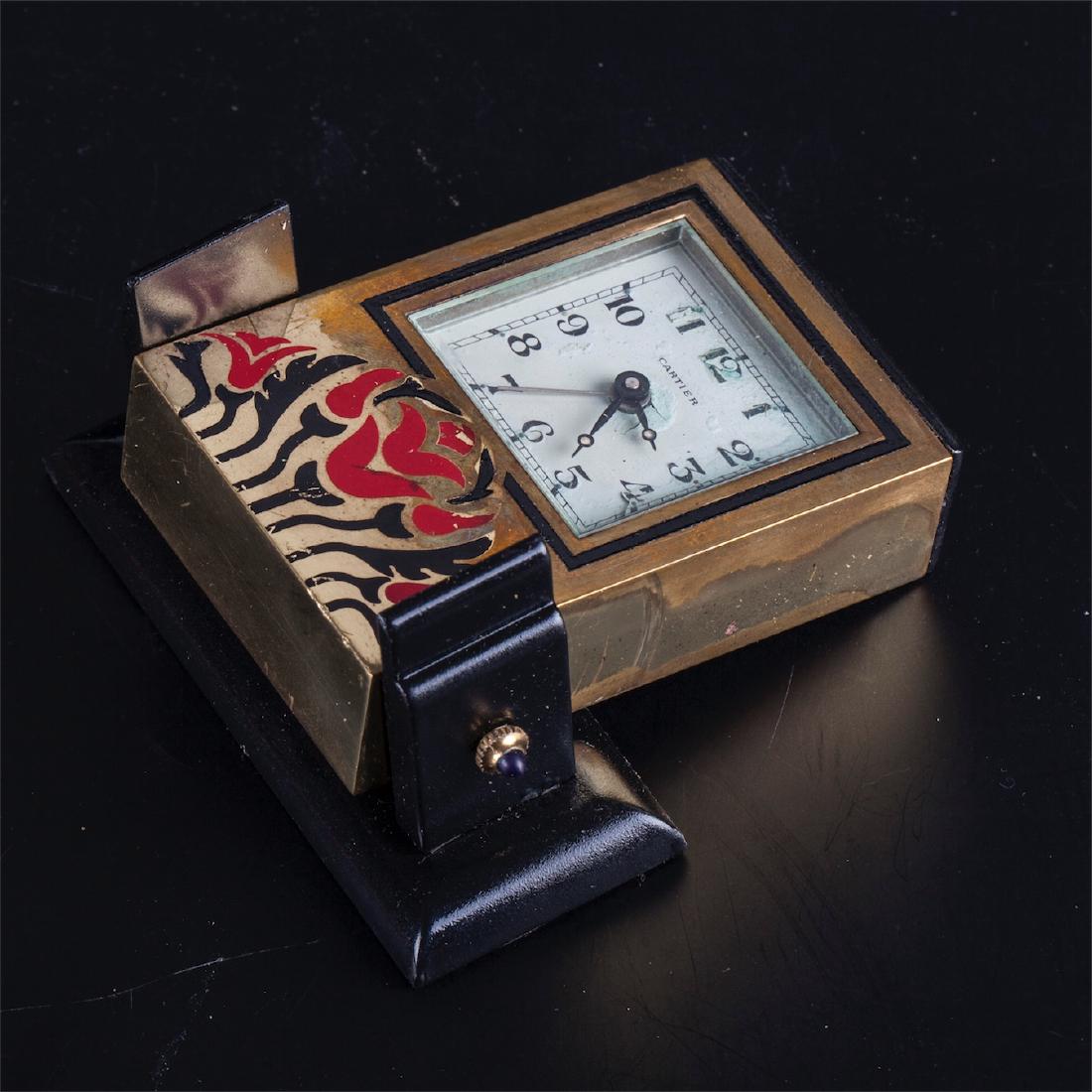 Art Deco Cartier alarm desk clock in a original box — image 8