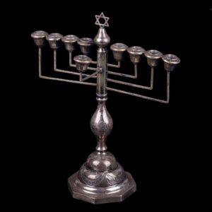 Silver Menorah. England, London, 1912-1913 — image 1