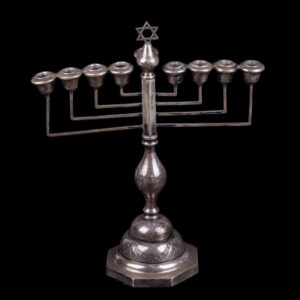Silver Menorah. England, London, 1912-1913 — image 2