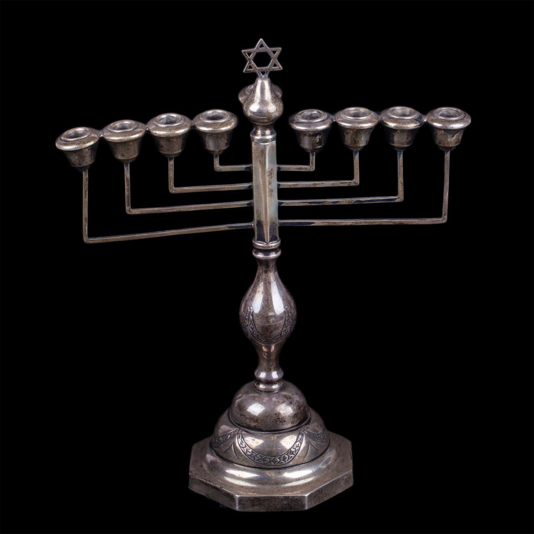 Silver Menorah. England, London, 1912-1913 — image 2