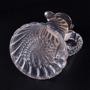 Silver mounted pitcher with 6 silver mounted glasses — image 4
