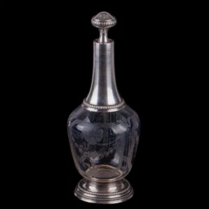 French silver mounted decanter — image 1