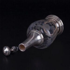 French silver mounted decanter — image 2