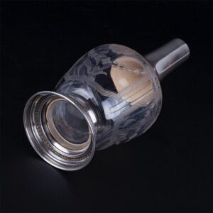 French silver mounted decanter — image 4