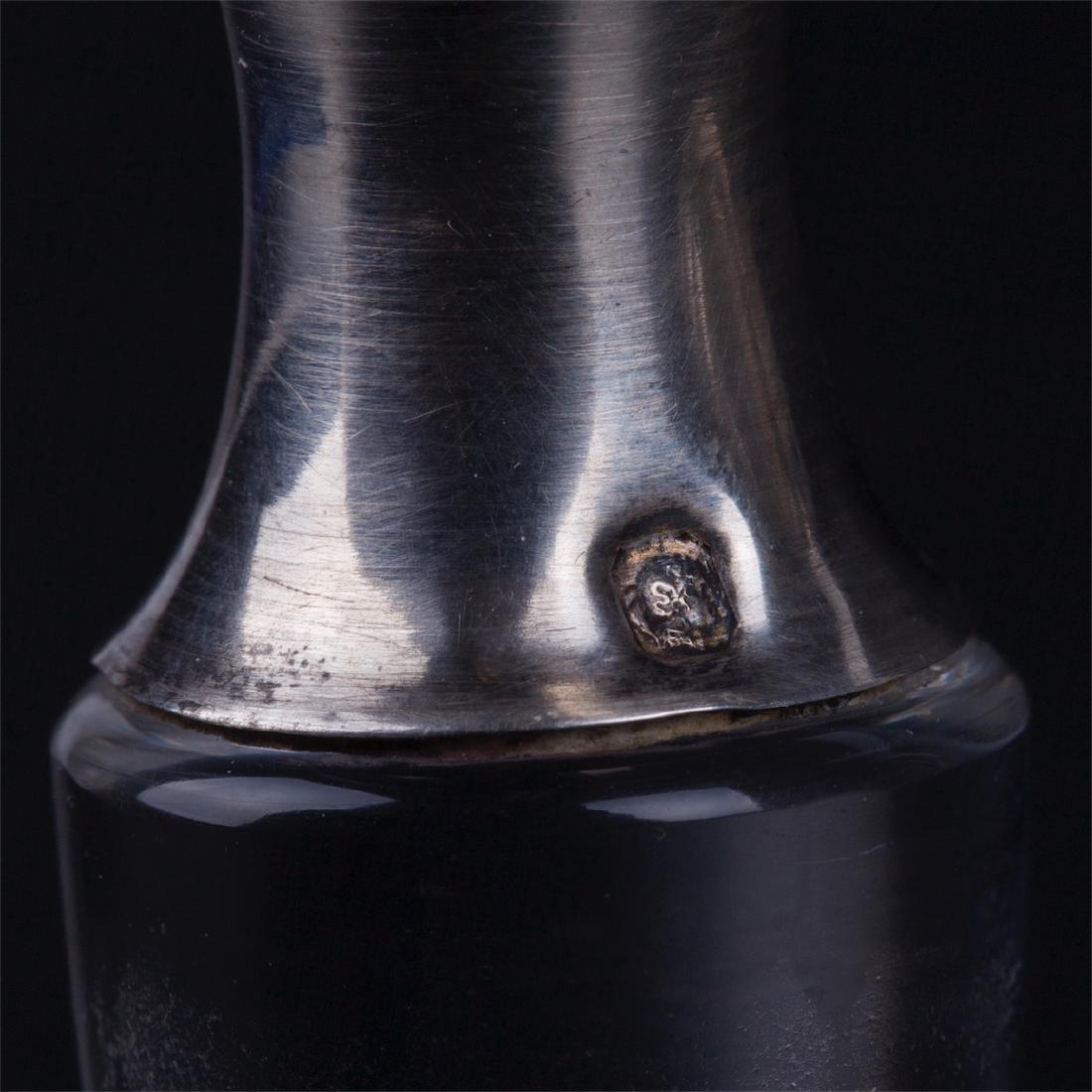 French silver mounted decanter — image 5