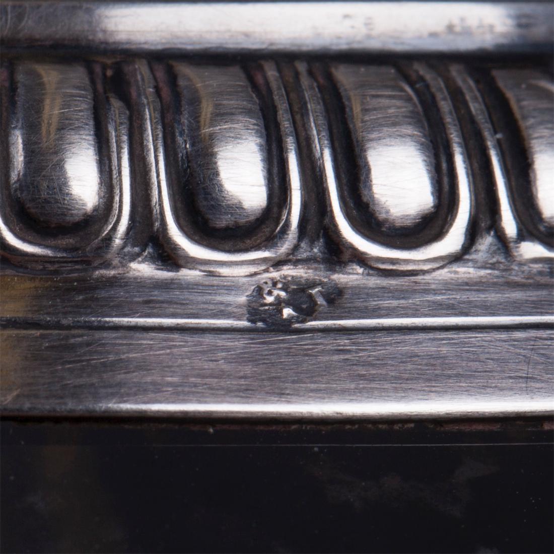 French silver mounted decanter — image 7