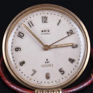 Vintage Hermes desk clock with alarm — image 2