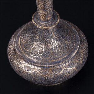 A pair of Kashmir silver surahi water flasks — image 2