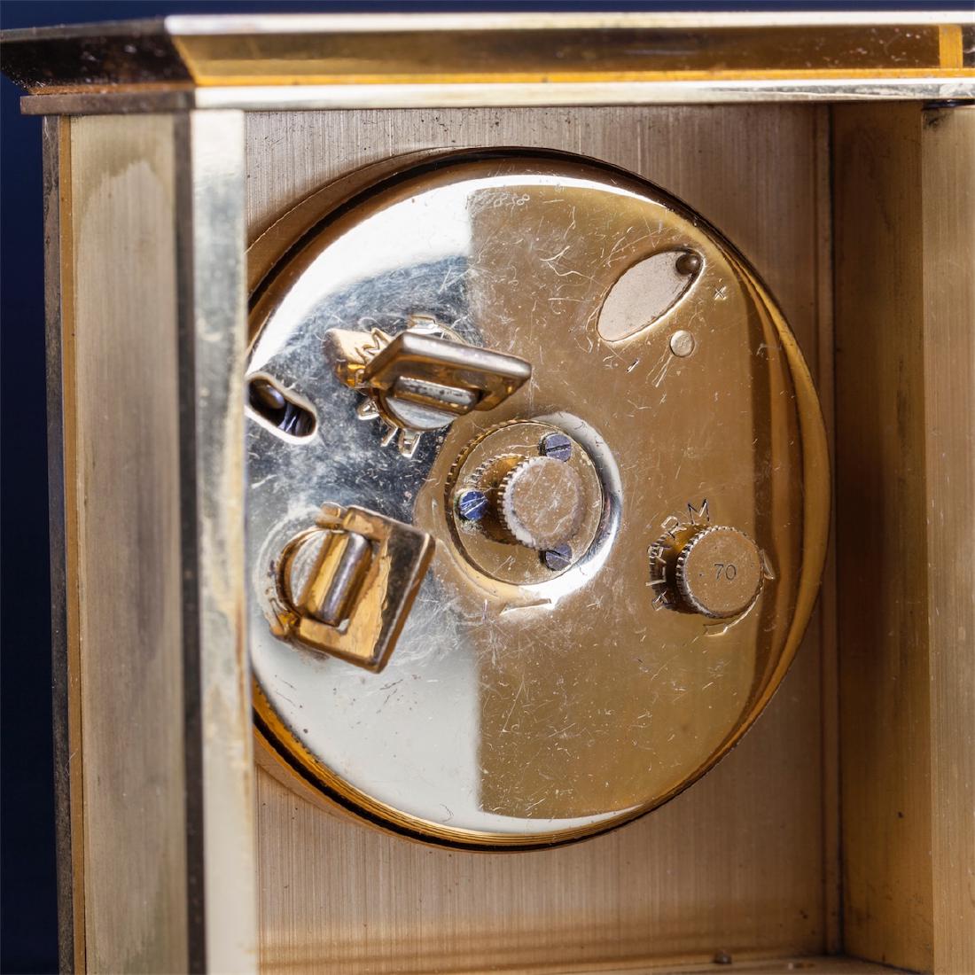 Vintage Hermes desk clock in original case — image 6