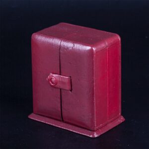 Vintage Hermes desk clock in original case — image 8