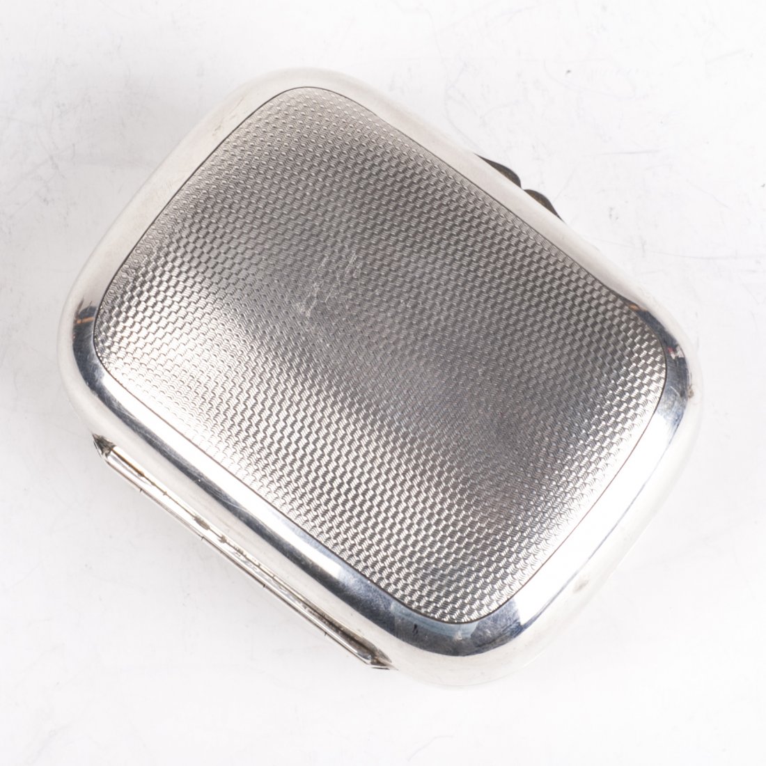 Silver cigarette case with engravings — image 2