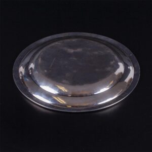 Antique French silver decorative plate — image 4