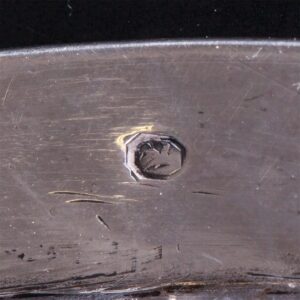 Antique French silver decorative plate — image 5