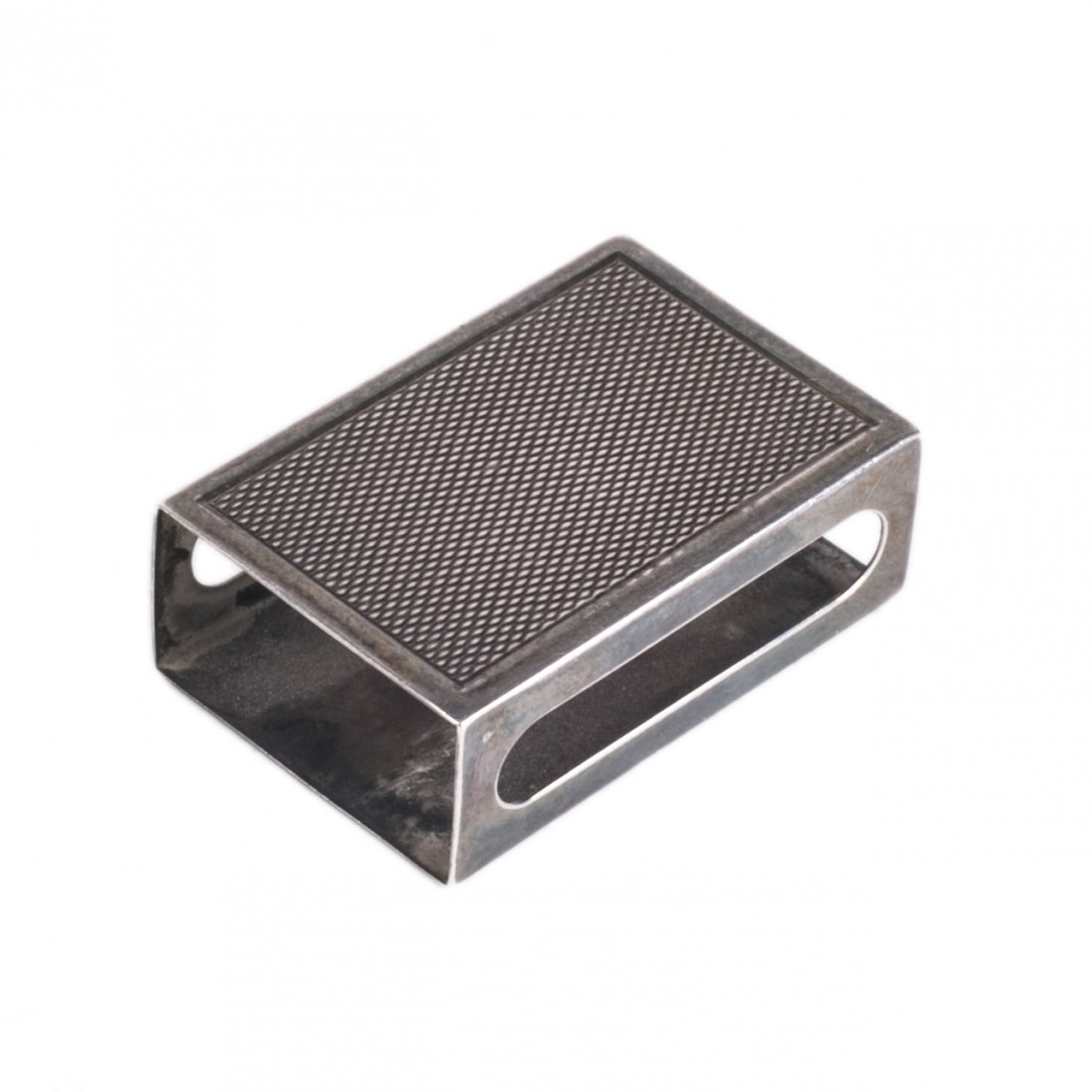 Antique Swiss silver matchbox — image 1